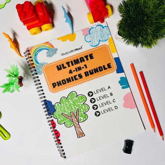 Ultimate 4-in-1 Phonics Bundle | Level A - Level D | Helping Little Ones Learn to Read