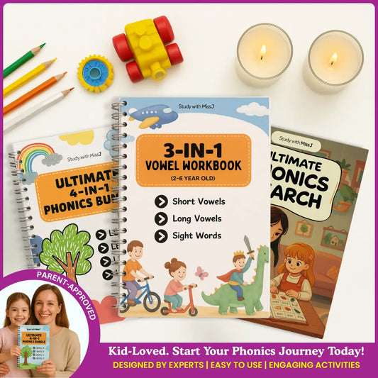 Ultimate Phonics Bundle Set | From Learning to Practice | Set of 3 books