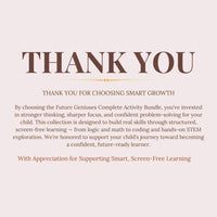 Future Geniuses Complete Activity Bundle
