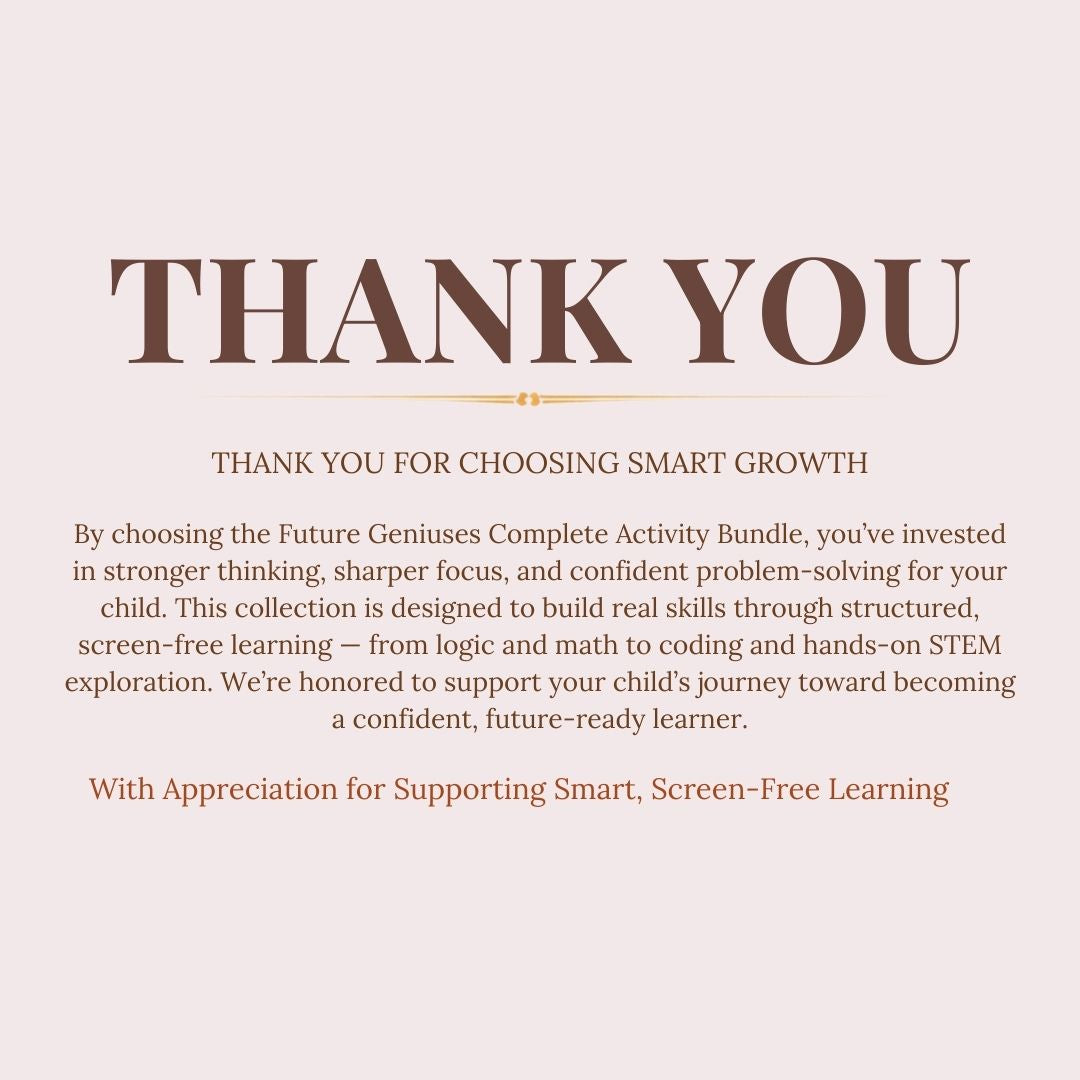 Future Geniuses Complete Activity Bundle