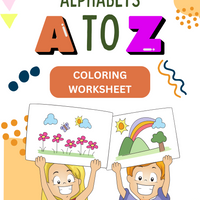 Homeschool Alphabet Coloring Workbook: A to Z Learning Fun