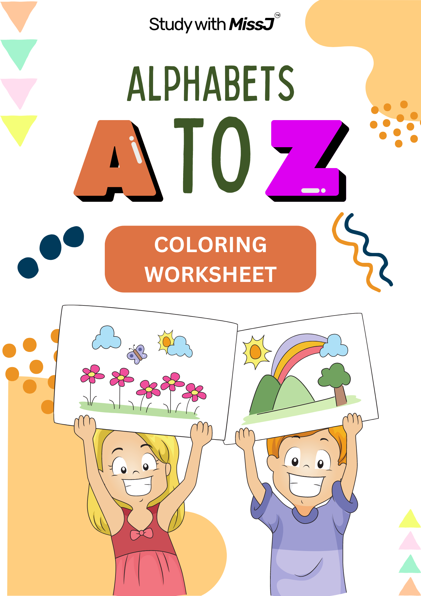 Homeschool Alphabet Coloring Workbook: A to Z Learning Fun