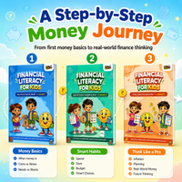 Financial Literacy for Kids — 3-Book Activity Workbook Bundle | Money Skills for Children