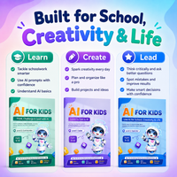 AI for Kids — Complete 3-Book Bundle | Learn, Use & Lead with AI (Ages 9–13)