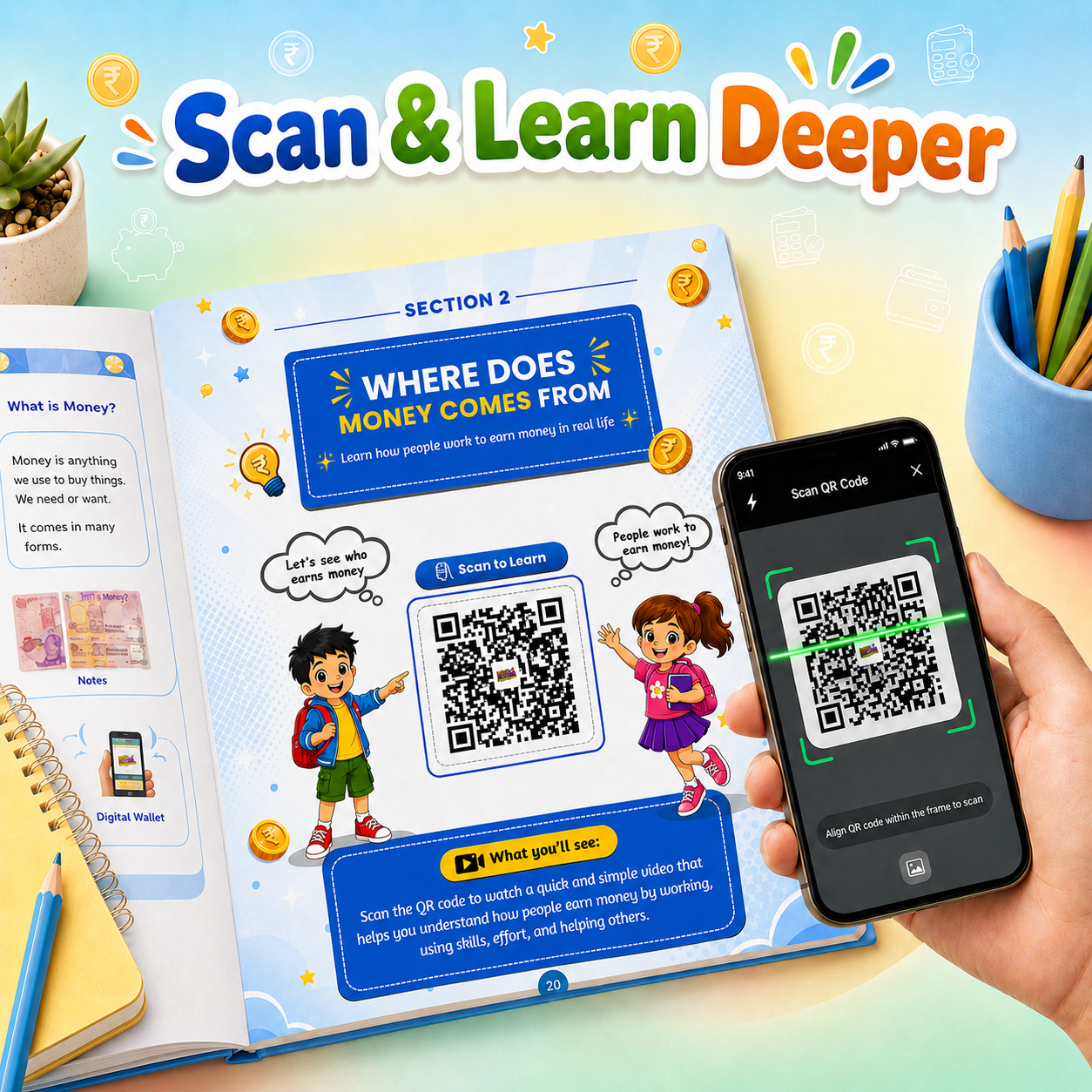 Financial Literacy for Kids — 3-Book Activity Workbook Bundle | Money Skills for Children