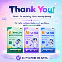 AI for Kids — Complete 3-Book Bundle | Learn, Use & Lead with AI (Ages 9–13)