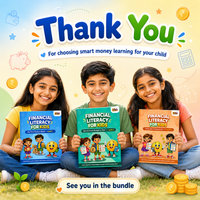 Financial Literacy for Kids — 3-Book Activity Workbook Bundle | Money Skills for Children