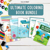 Homeschool Art and Creativity Coloring Book Bundle